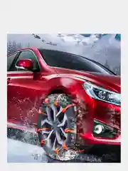 Оранжевый хомут противобуксовочный для автомобиля
