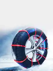 Оранжевый хомут противобуксовочный для автомобиля