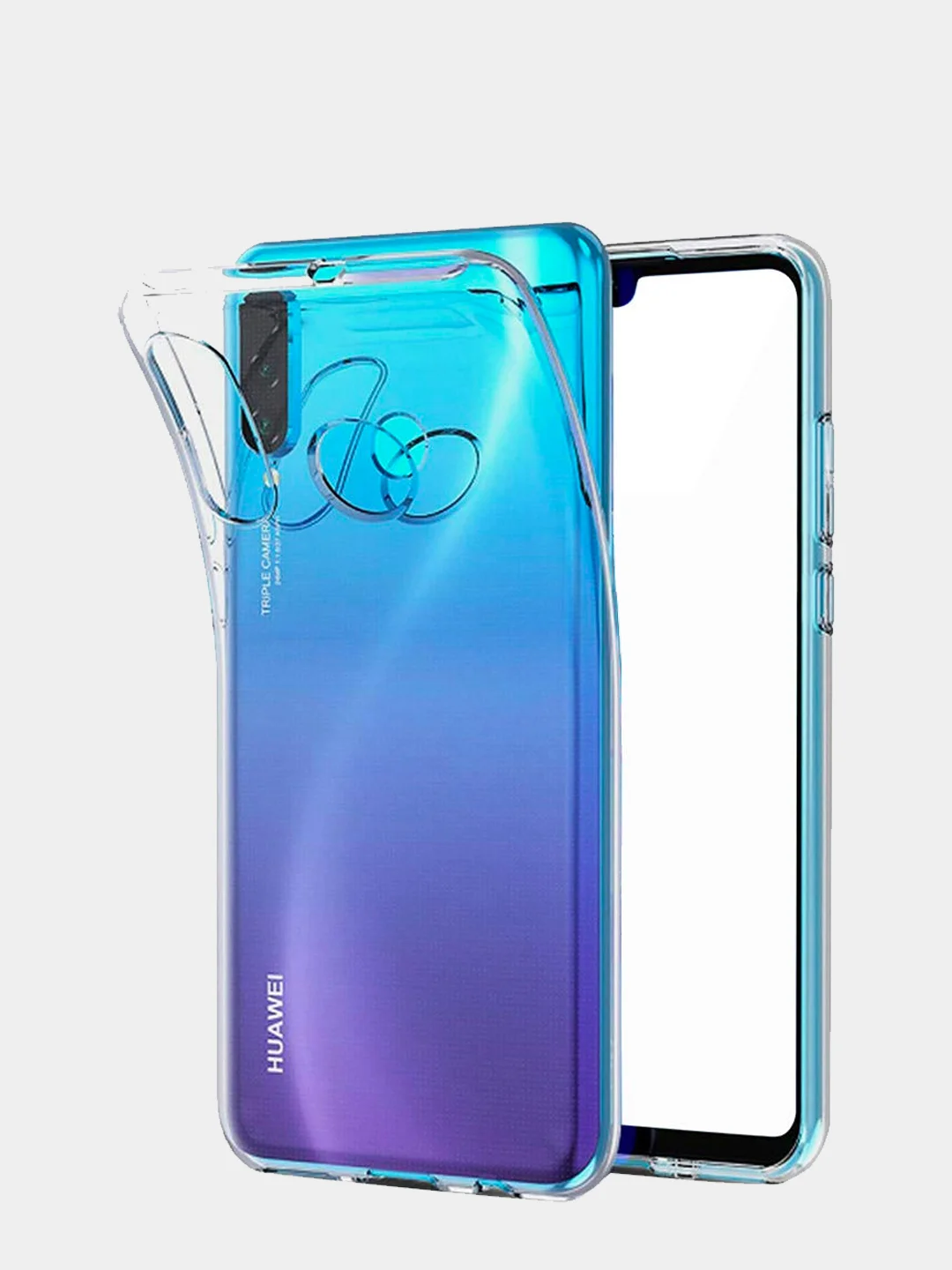 Чехол силиконовый Huawei Honor 7A 9A 8X 10 10S 30 30i 8E Y6 P30 Y8P P Smart Z прозрачный