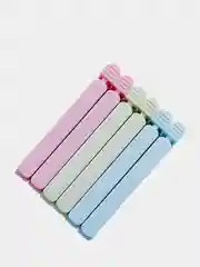 Синий зажим кухонный для пакета- 5 штук
