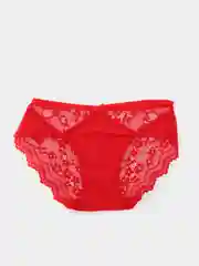 Красный эротические женские кружевные трусы танга
