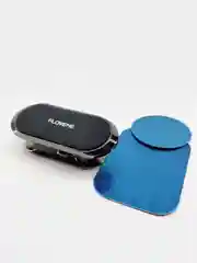 Серебряный магнитный держатель на панель Floveme / торпеду поворотный металл