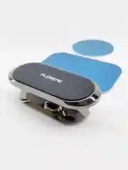 Серебряный магнитный держатель на панель Floveme / торпеду поворотный металл