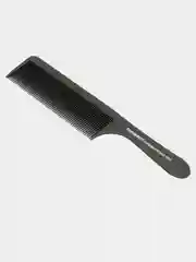 Расческа-гребень для волос широкая с мелкими зубчиками, carbon