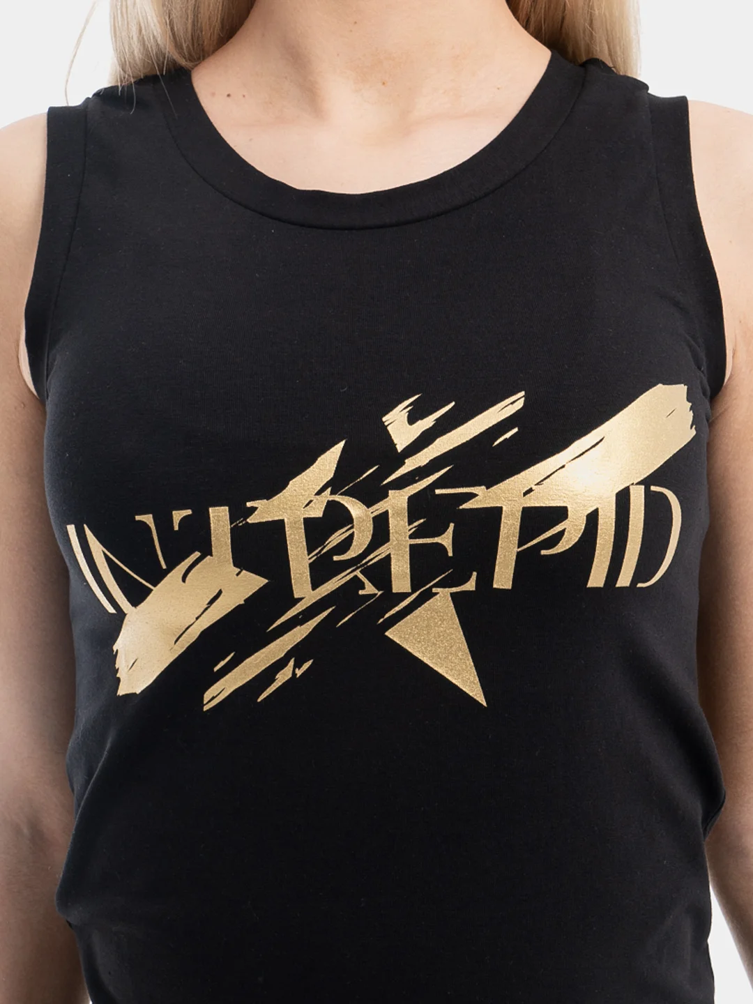 Черный футболка INTREPID, черная