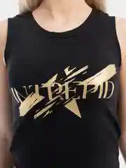 Черный футболка INTREPID, черная