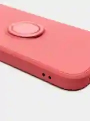 Бежевый чехол силиконовый с кольцом для iPhone 11, 12, 12 Pro Max, 13, 13 mini айфон про макс