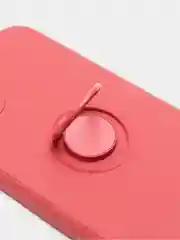 Бежевый чехол силиконовый с кольцом для iPhone 11, 12, 12 Pro Max, 13, 13 mini айфон про макс