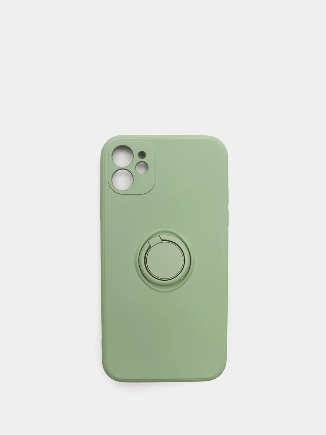 Лесной зеленый чехол силиконовый с кольцом для iPhone 11, 12, 12 Pro Max, 13, 13 mini айфон про макс