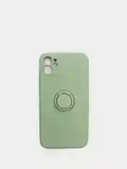 Лесной зеленый чехол силиконовый с кольцом для iPhone 11, 12, 12 Pro Max, 13, 13 mini айфон про макс