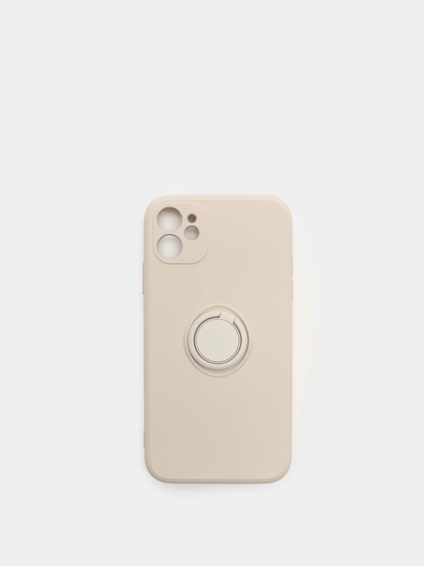 Чехол силиконовый с кольцом для iPhone 11, 12, 12 Pro Max, 13, 13 mini айфон про макс
