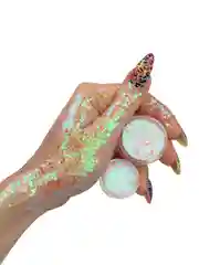 Queridos Glitters. Глиттергель. Блёстки для лица и тела. Цвет "Амидала" 3 мл