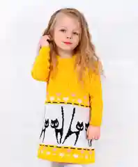 Желтый платье "Golden Kids Art"