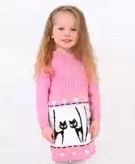Розовый платье "Golden Kids Art"