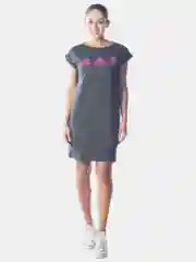 Платье рельефное roses КП1327П6 антрацит, KLERY