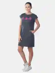 Платье рельефное roses КП1327П6 антрацит, KLERY