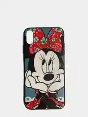 Серый чехол с рисунком для iPhone XS Max