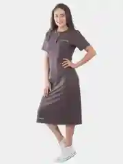 Платье женское KLERY, коричневое, КЛП1465П2