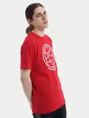 Футболка мужская Under Armour красная с принтом, быстросохнущая