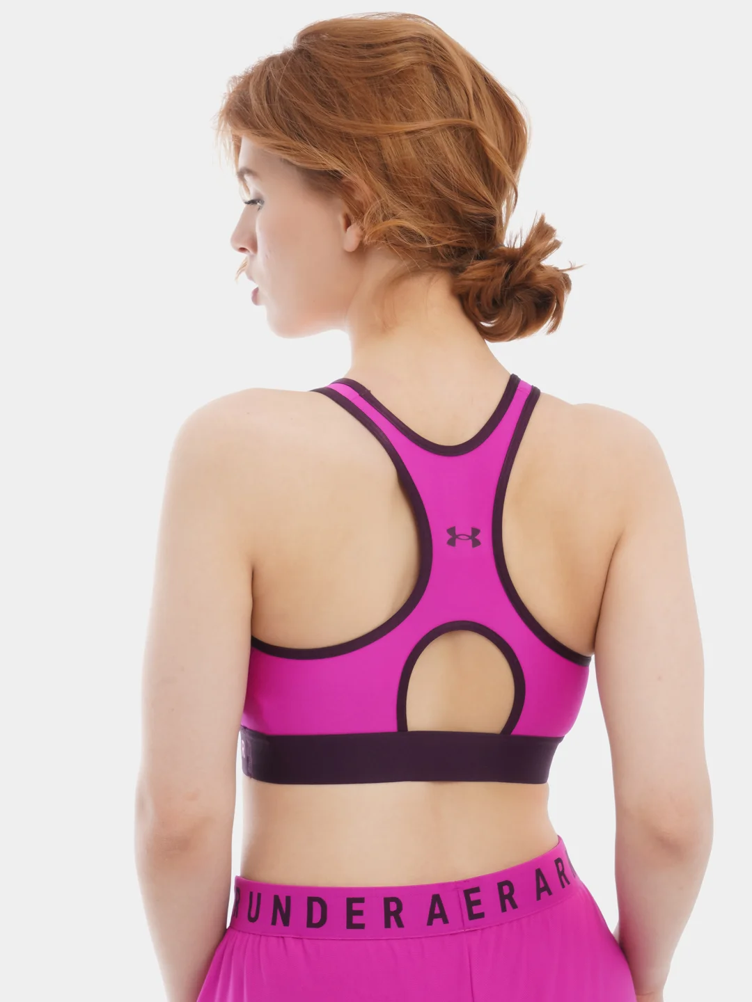 Топ бра женский Under Armour Armour Mid Keyhole Bra спортивный