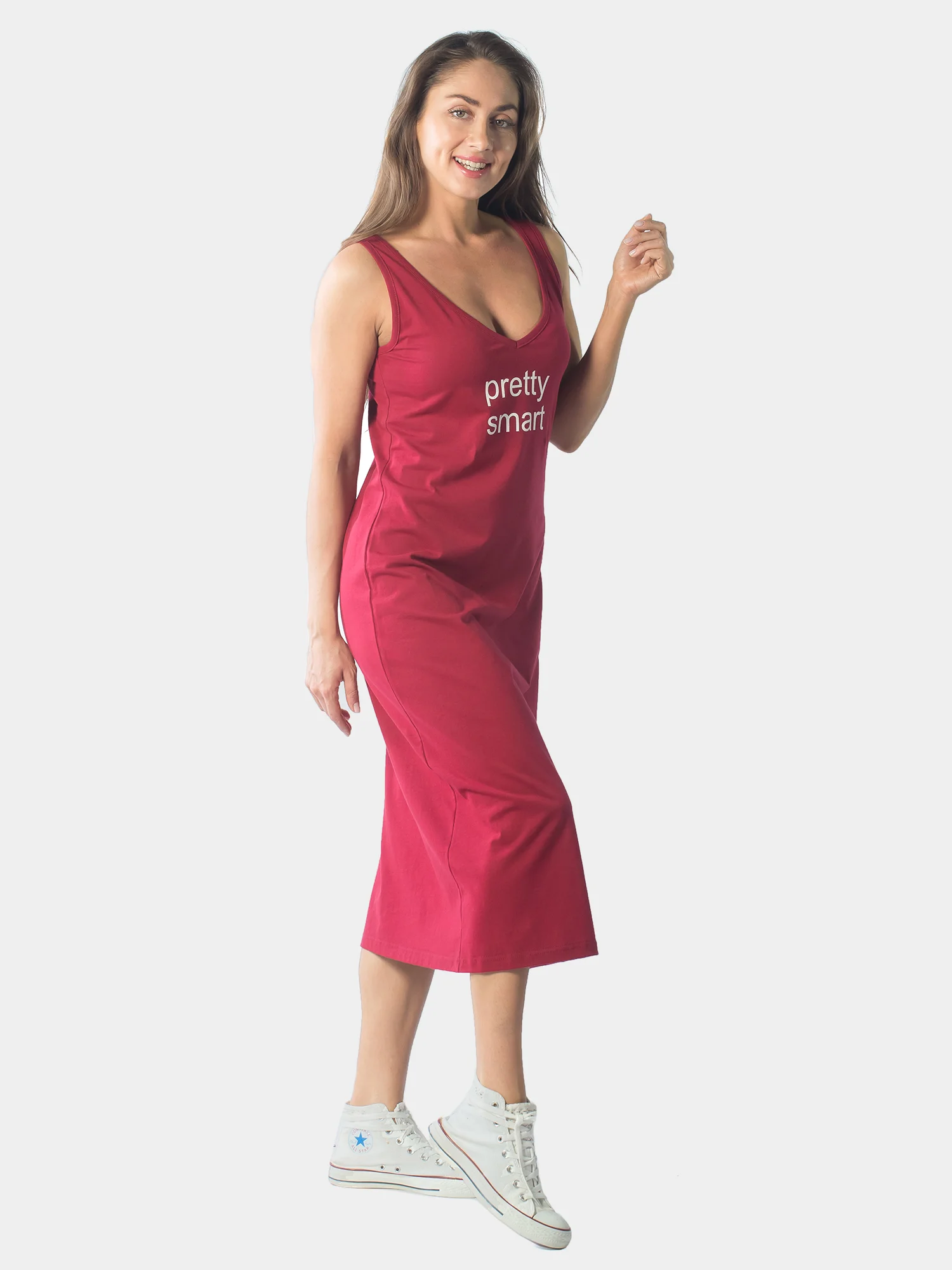 Багровый платье женское pretty smart КП1437П2 бордовый
