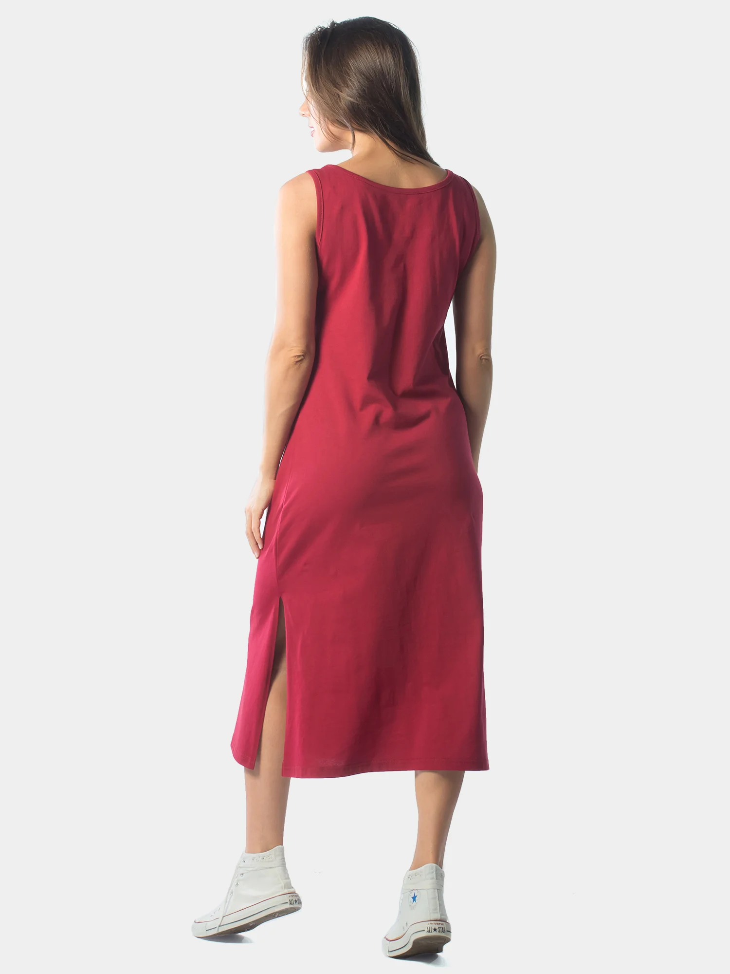 Багровый платье женское pretty smart КП1437П2 бордовый