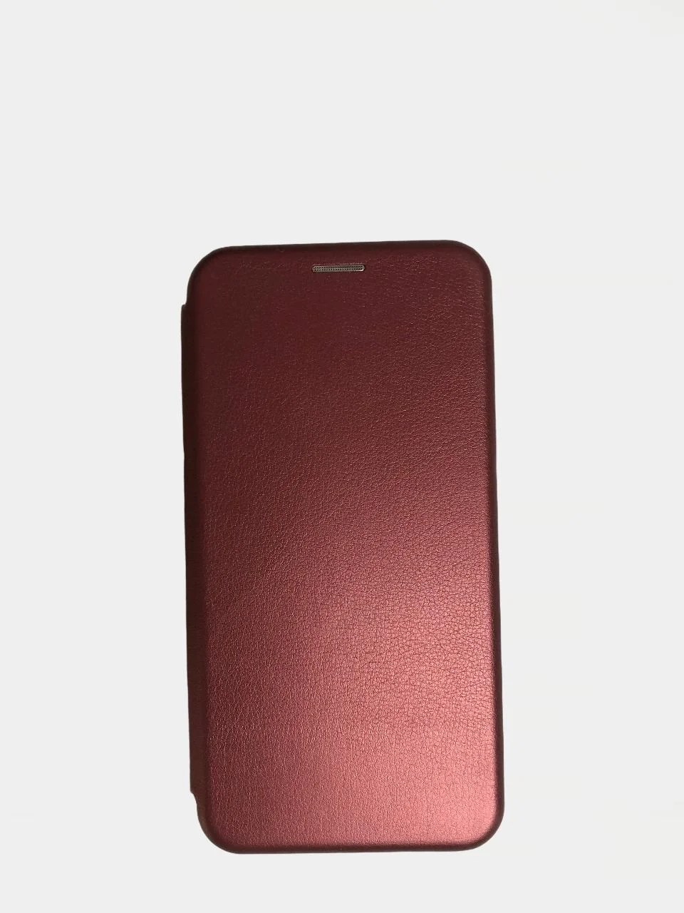 Багровый чехол книжка iPhone XS Max