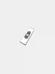Серебряный зажигалка электронная USB