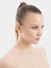Серьги со стразами "Колокольчик"