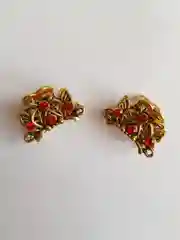 Красный краб для волос набор 2 штуки металлический маленький, заколки для волос