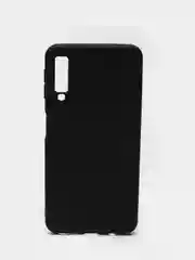 Черный чехол Samsung Galaxy A7 2018 (A750), Самсунг Галакси А7 2018 (А750), силиконовый