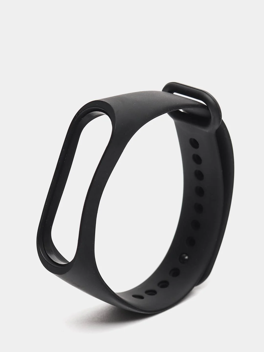 Черный силиконовый ремешок для Xiaomi Mi Band 3, Mi Band 4, Сяоми Ми бэнд 3,4