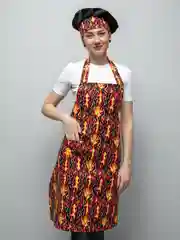 Оранжевый фартук рабочий Closwan