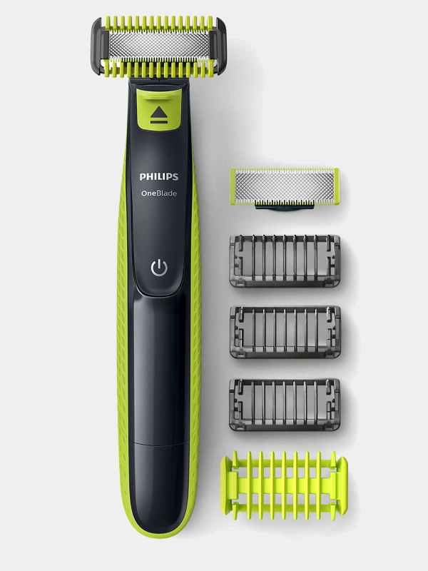 Триммер Philips OneBlade QP2620/20, черный/зеленый лайм купить по цене ...