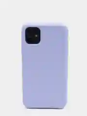 Лавандовый чехол Silicone Case для iPhone 11 с бархатистой подкладкой