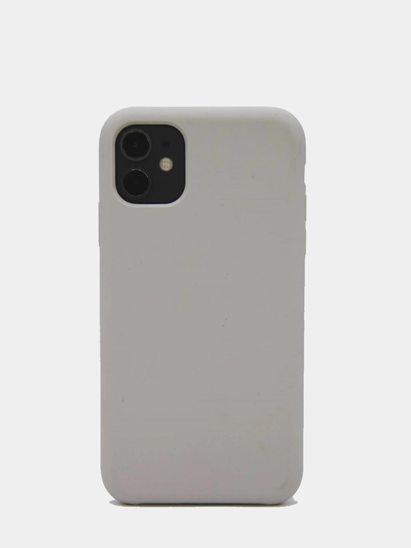 Чехол Silicone Case для iPhone 11 с бархатистой подкладкой