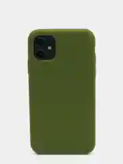 Чехол Silicone Case для iPhone 11 с бархатистой подкладкой