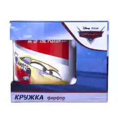 Кружка в подарочной упаковке 220 мл "Тачки" Дизайн 1, фарфор