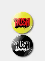 Значок Rush, 37 мм