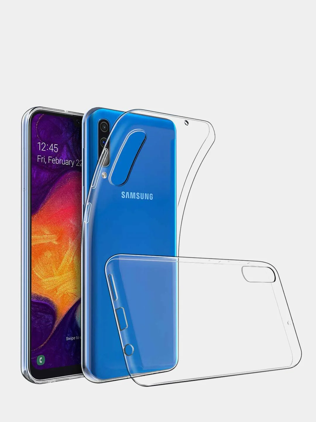 Чехол прозрачный Samsung Galaxy A03S, A11, A20 / A30, A31, A33, A51, A6 Plus