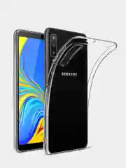 Чехол прозрачный силиконовый Samsung Galaxy A8 2018, A9 2018