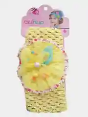 Желтый повязка на голову детская