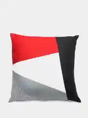 Багровый декоративная наволочка "Red geometry" на подушку