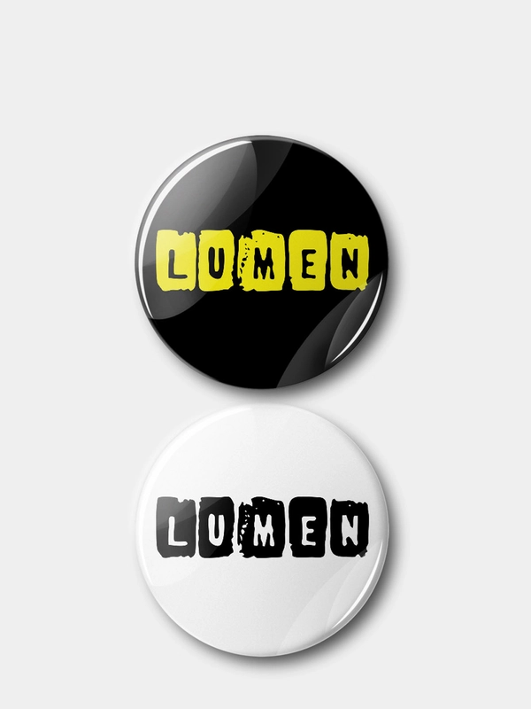 Значок Lumen, 37 мм