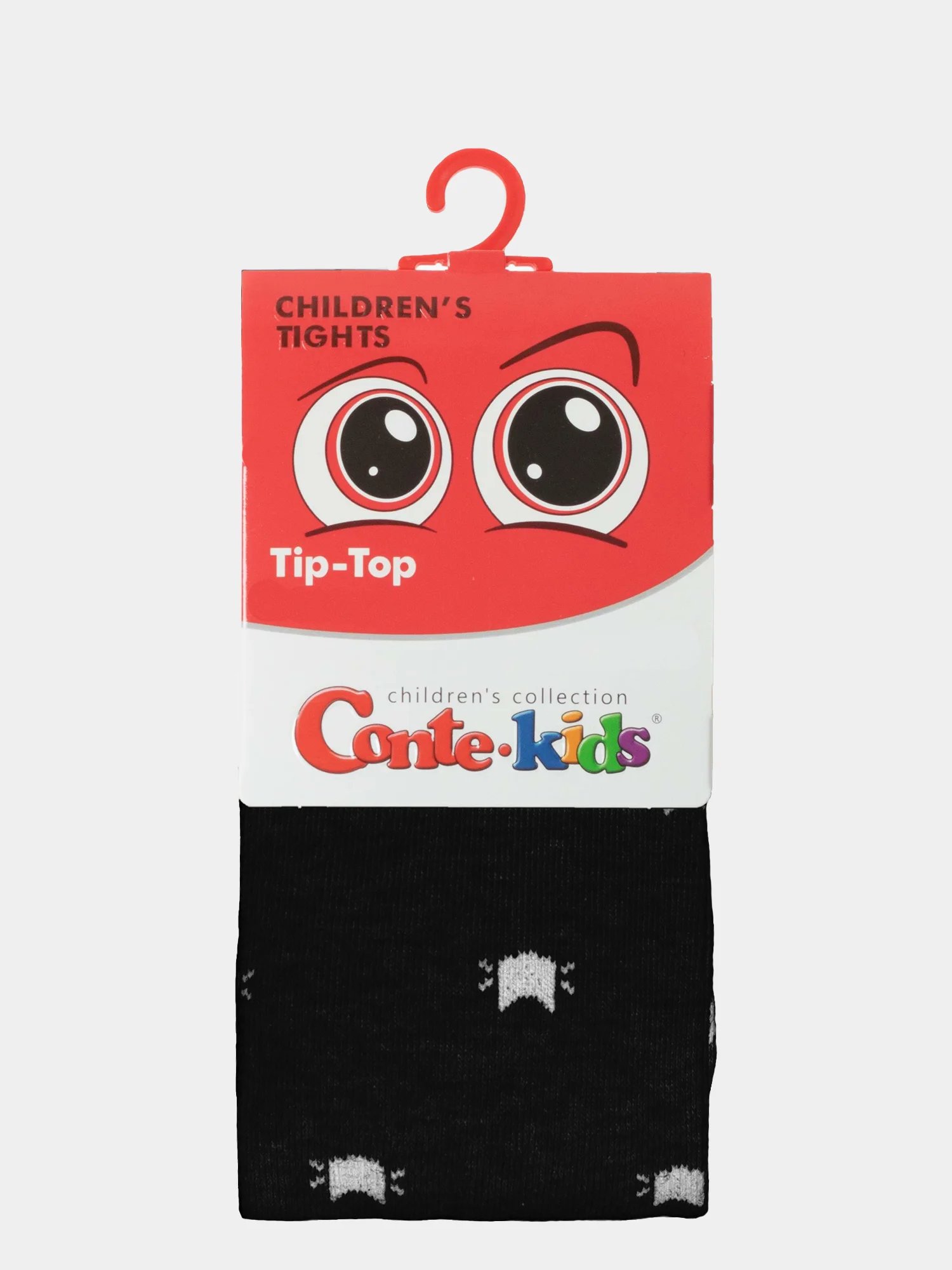 Колготки из хлопка с рисунком "Кошечки", от 1 года, Conte-kids Tip-Top