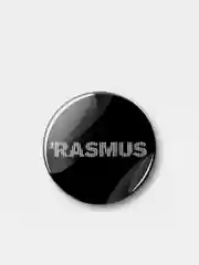 Черный значок "The Rasmus", 37 мм