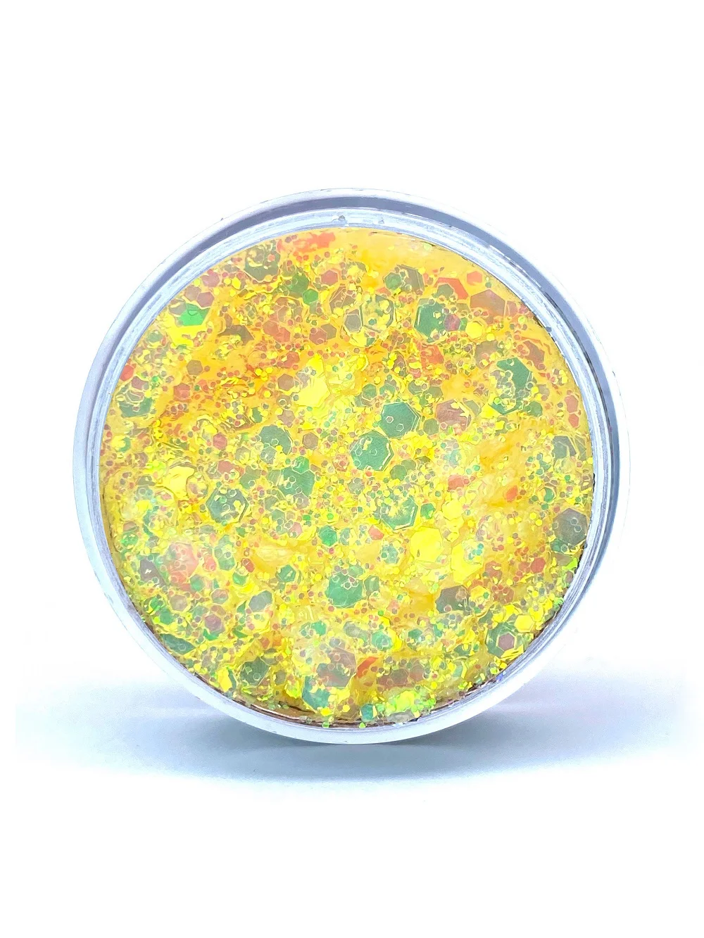 Queridos Glitters. Глиттергель. Блёстки для лица и тела. Цвет "Чикен" 3 мл