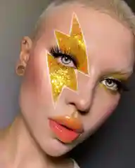 Queridos Glitters. Глиттергель. Блёстки для лица и тела. Цвет "Чикен" 3 мл