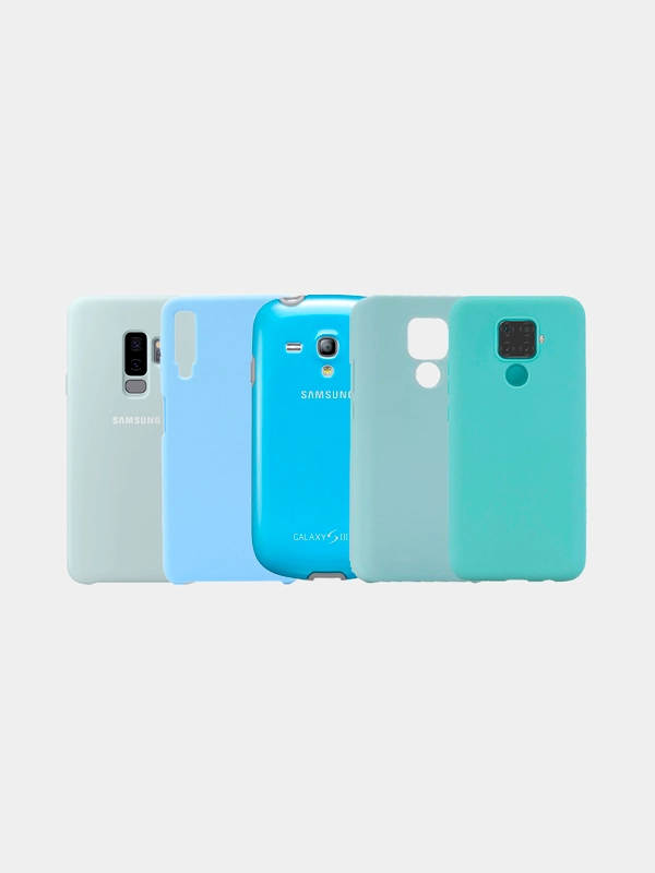 Силиконовый чехол для Samsung S9+ / A7 2018 / S3 / Huawei Nova 5i Pro / Mate 30 Lite
