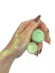 Queridos Glitters. Глиттергель. Блёстки для лица и тела. Цвет "Эрагон" 3 мл